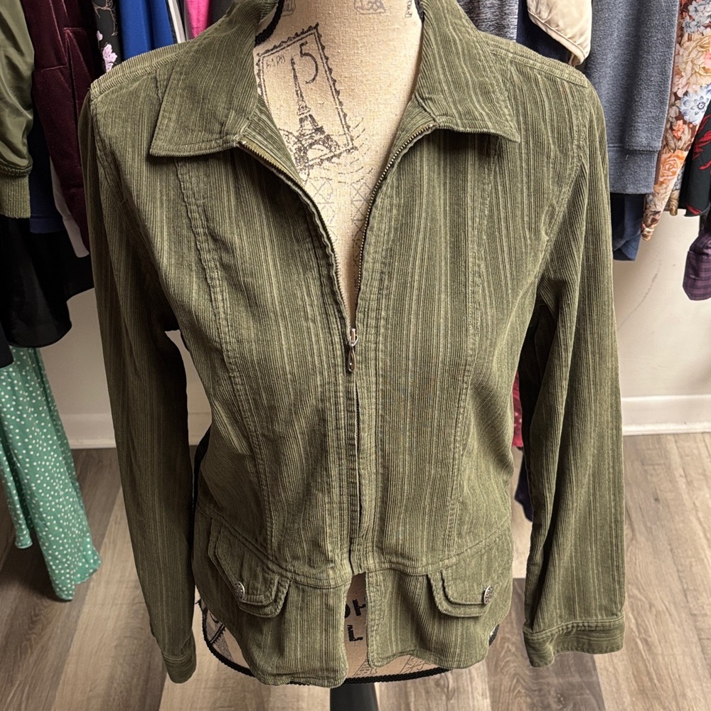 Vintage Christopher & Banks Olive Jacket
